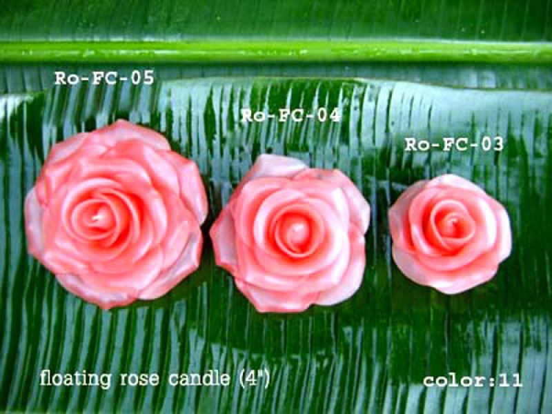 เทียนหอม เดชอุดม :  CATALOGUE03|Small floating flower candles from Thailand
FLOATING FLOWER CANDLES|Ro-FC-05-03|4 Inch