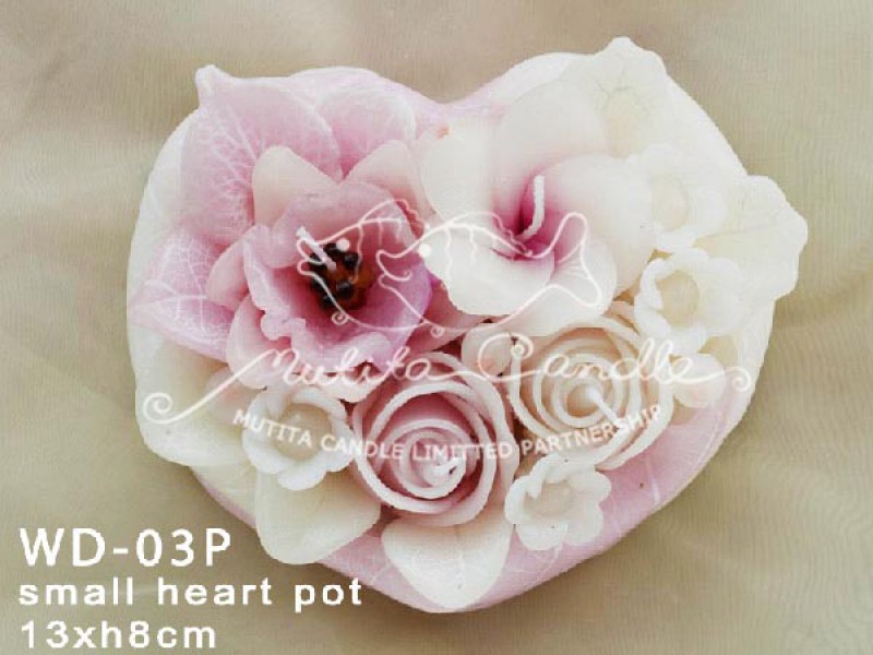 เทียนหอม เดชอุดม :  PINK WEDDING SET|Weddng Candles, best elegant Candles for wedding ceremony.
SOFT PINK FLOWER CANDLES ARRANGTMENT FOR SPECIAL DAY|WD-03P|small heart pot 13 x h 8 cm